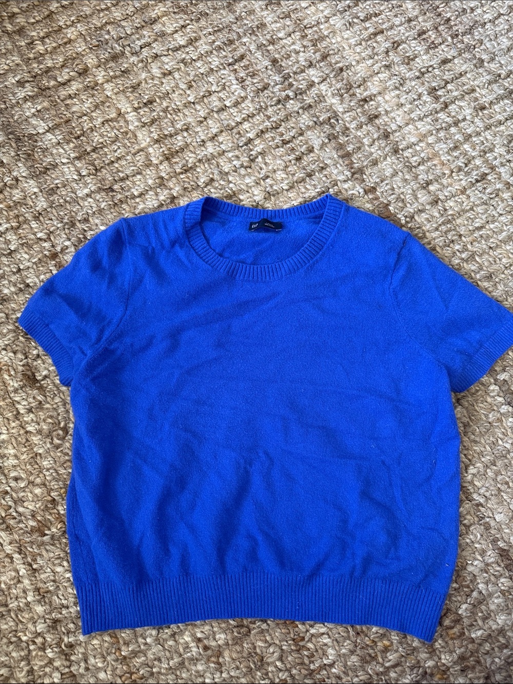 Gap Royal Blue Short Sleeve Knit Top